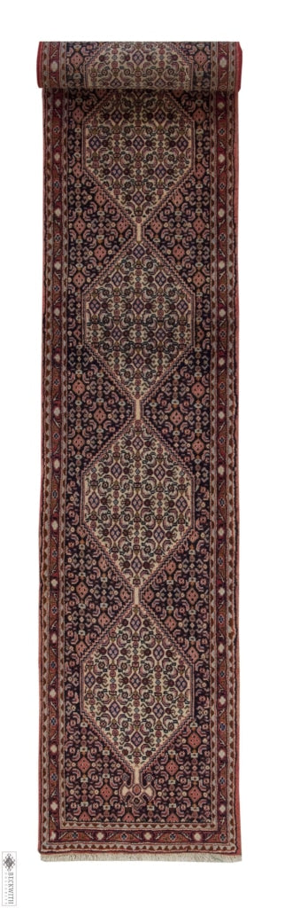 Sanandaj Runner Navy 19 X 86 Rug