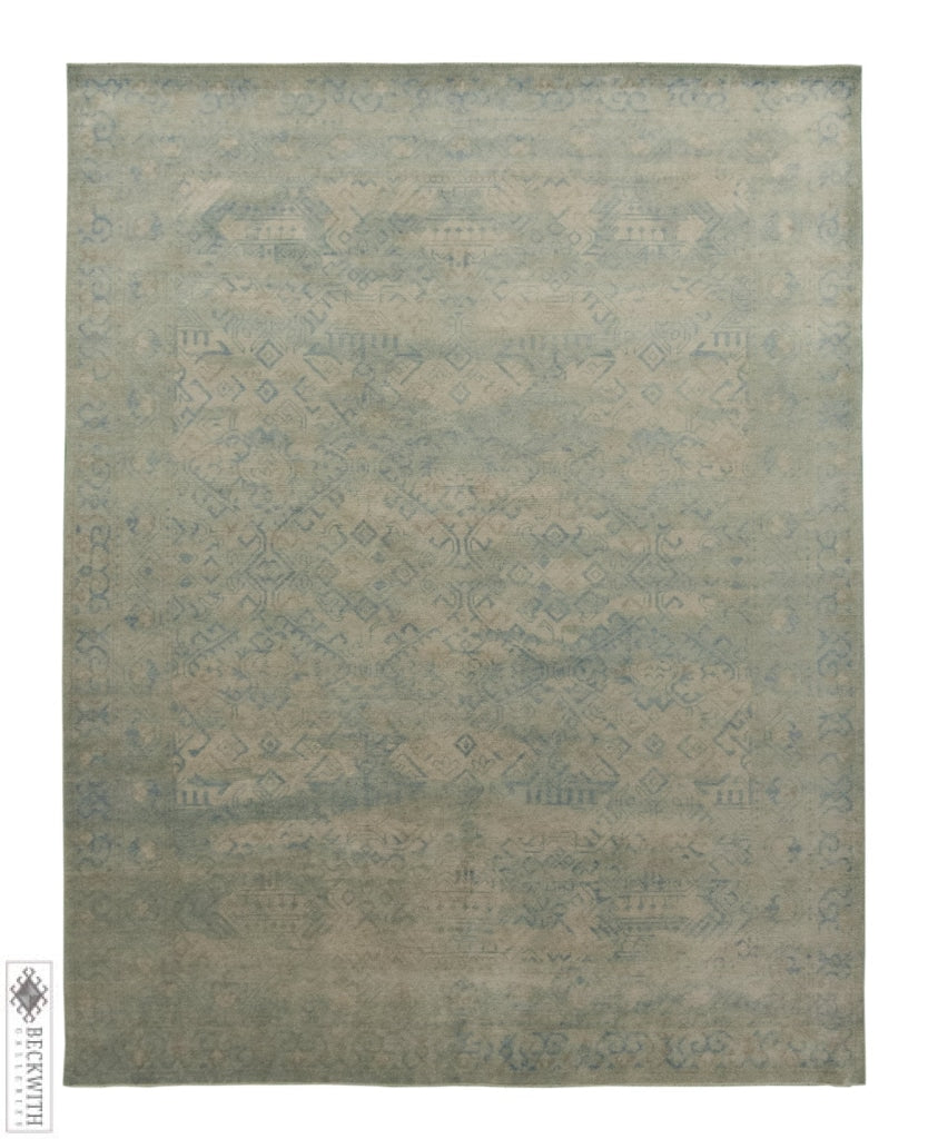 Sand Washed Blue 8X10 Rug