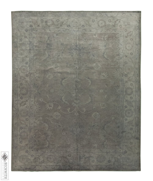 Sand Washed Dark Grey 8X10 Rug
