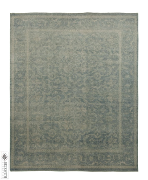 Sand Washed Navy Blue 8X10 Rug