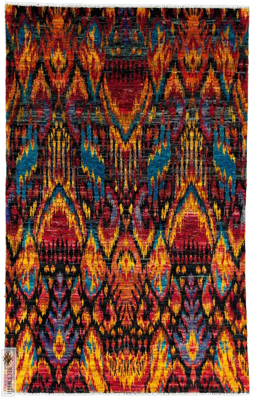 Sari Silk Collection Multi 6X9 Rug