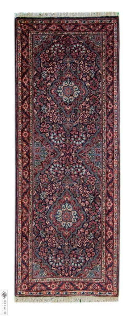 Sarouk Runner Navy 24X62 Rug