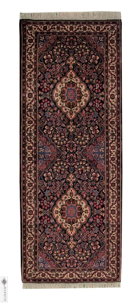 Sarouk Runner Navy 26X63 Rug