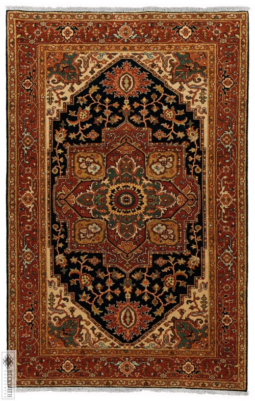 Serapi Collection Navy 4X6 Rug