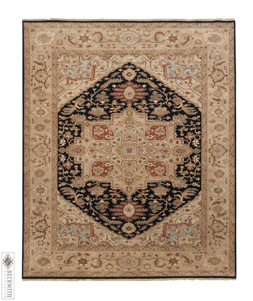 Serapi Collection Navy 8X10 Rug