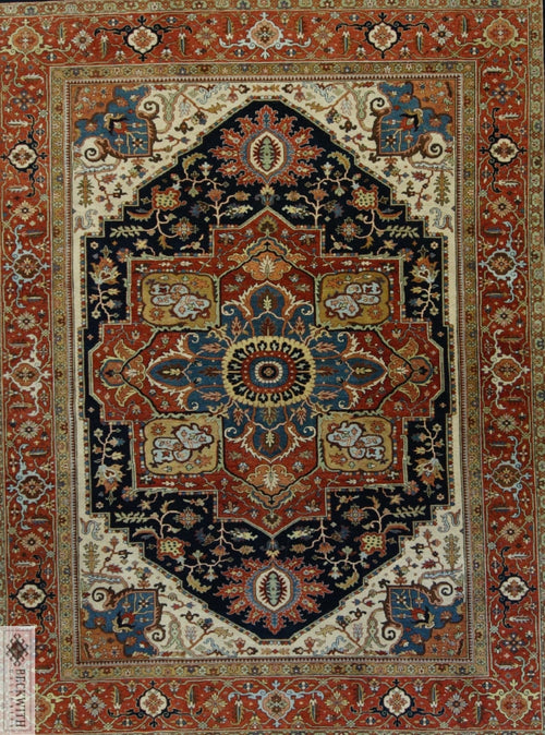 Serapi Collection Navy 9X12 Rug