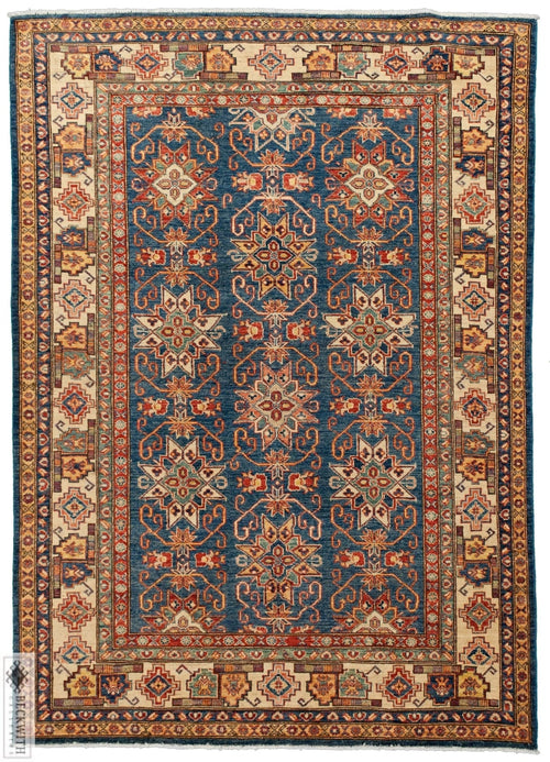 Super Kazak Blue 5X8 Rug