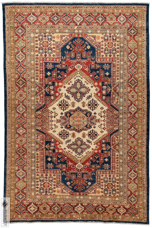 Super Kazak Blue 5X8 Rug