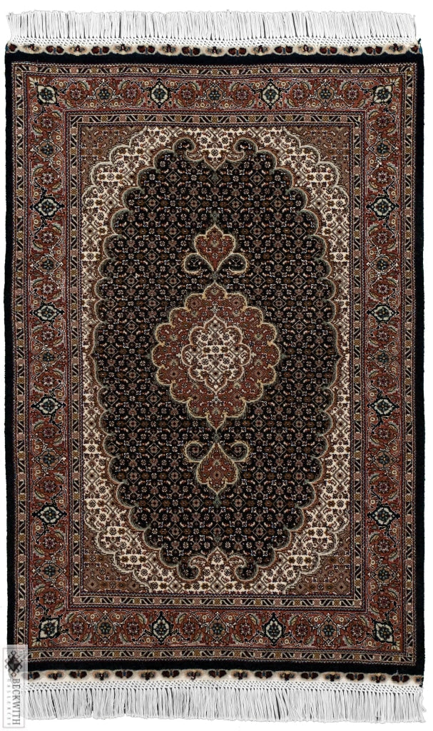 Tabriz Black 3X5 Rug