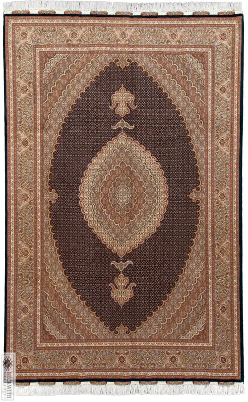 Tabriz Black 7X10 Rug
