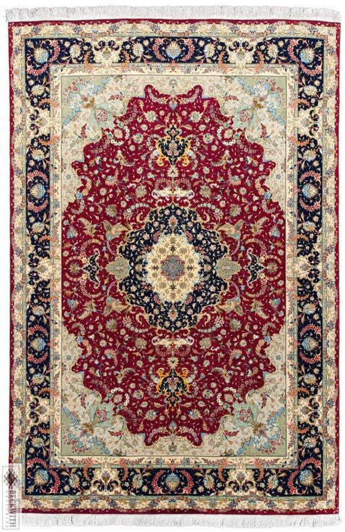 Tabriz Burgundy 7X10 Rug