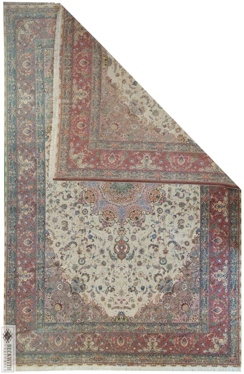 Tabriz Ivory 13X19 Rug