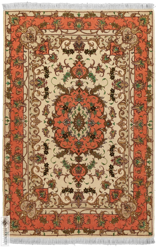Tabriz Ivory 3X5 Rug