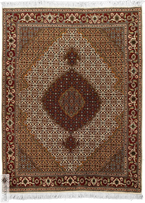 Tabriz Ivory 5X7 Rug