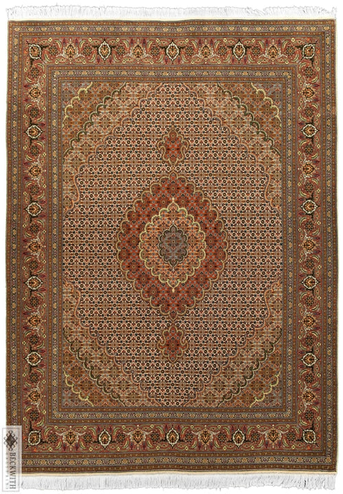Tabriz Ivory 5X7 Rug