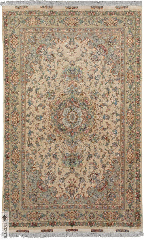 Tabriz Ivory 7X10 Rug