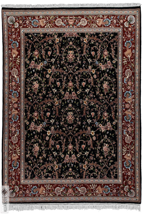 Tabriz Navy 5X8 Rug