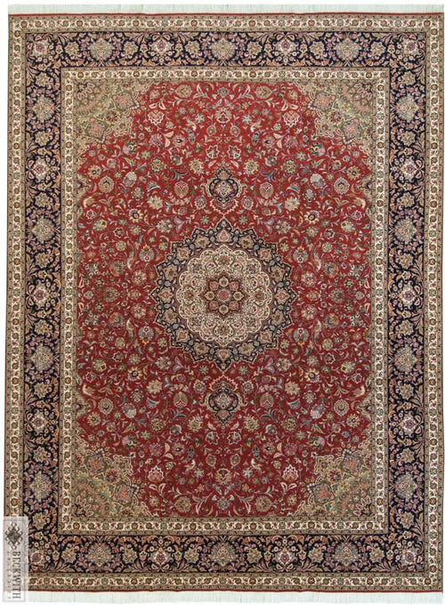 Tabriz Red 10 X 13 Rug