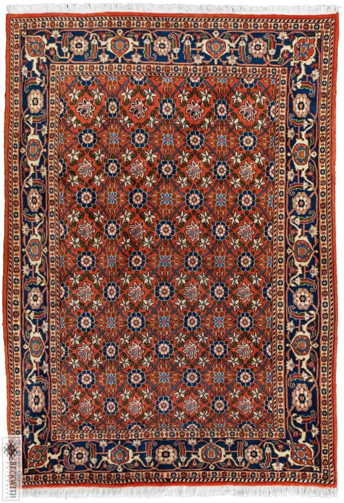 Varamin Orange 5X7 Rug