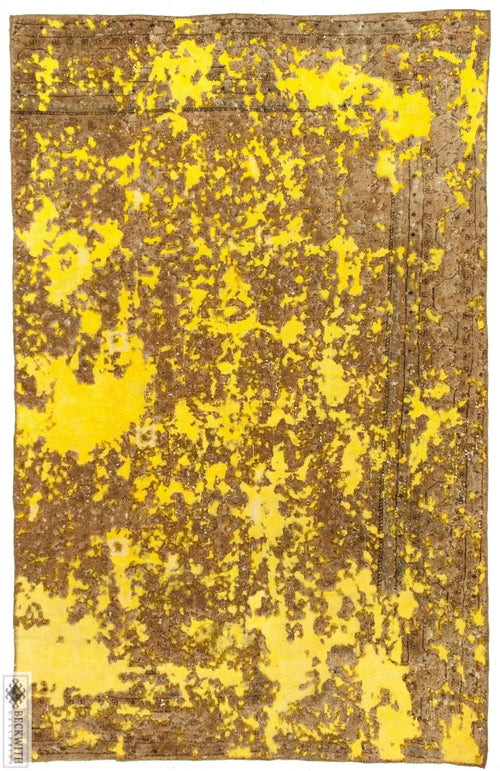 Vintage Yellow 5X7 Rug