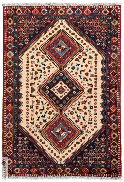 Yalameh Ivory 3X5 Rug