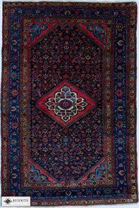 Antique Hamadam 4'6 x 6'9