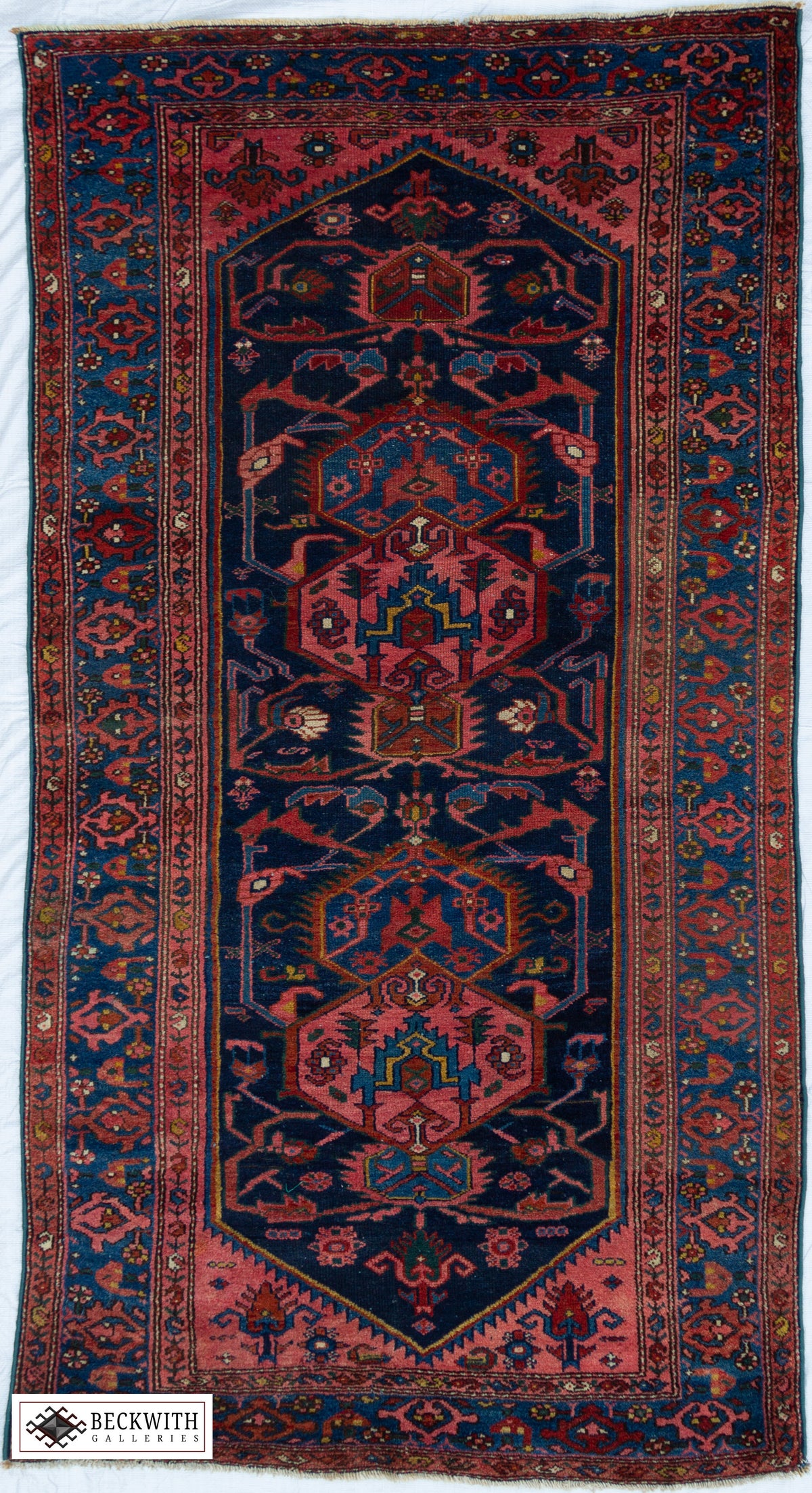 Antique Hamadam 3'8" x 6'11"