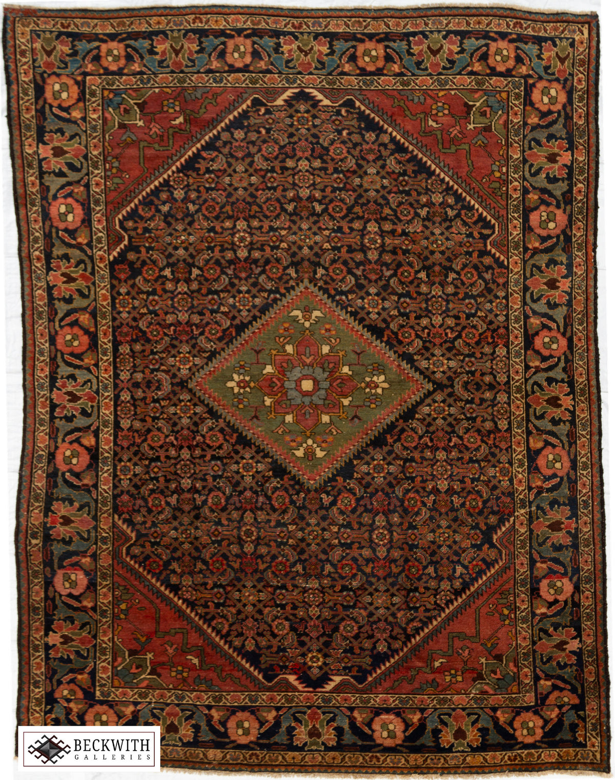 Antique Malayer 5'4" x 7'0" Circa 1900/10