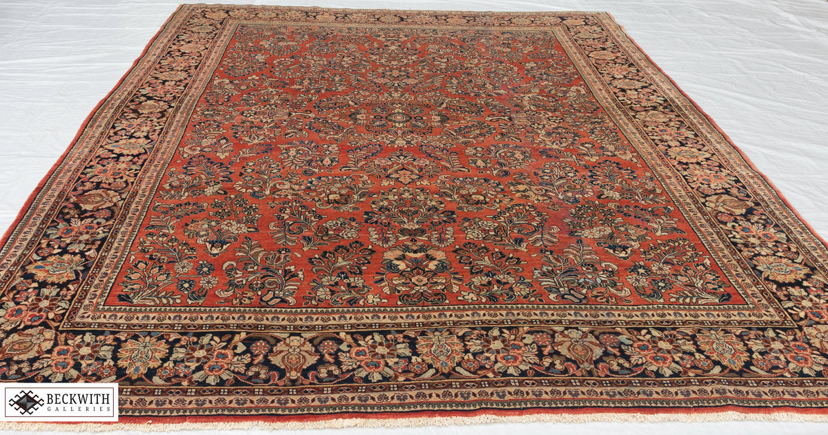 Antique Sarouk 9x12