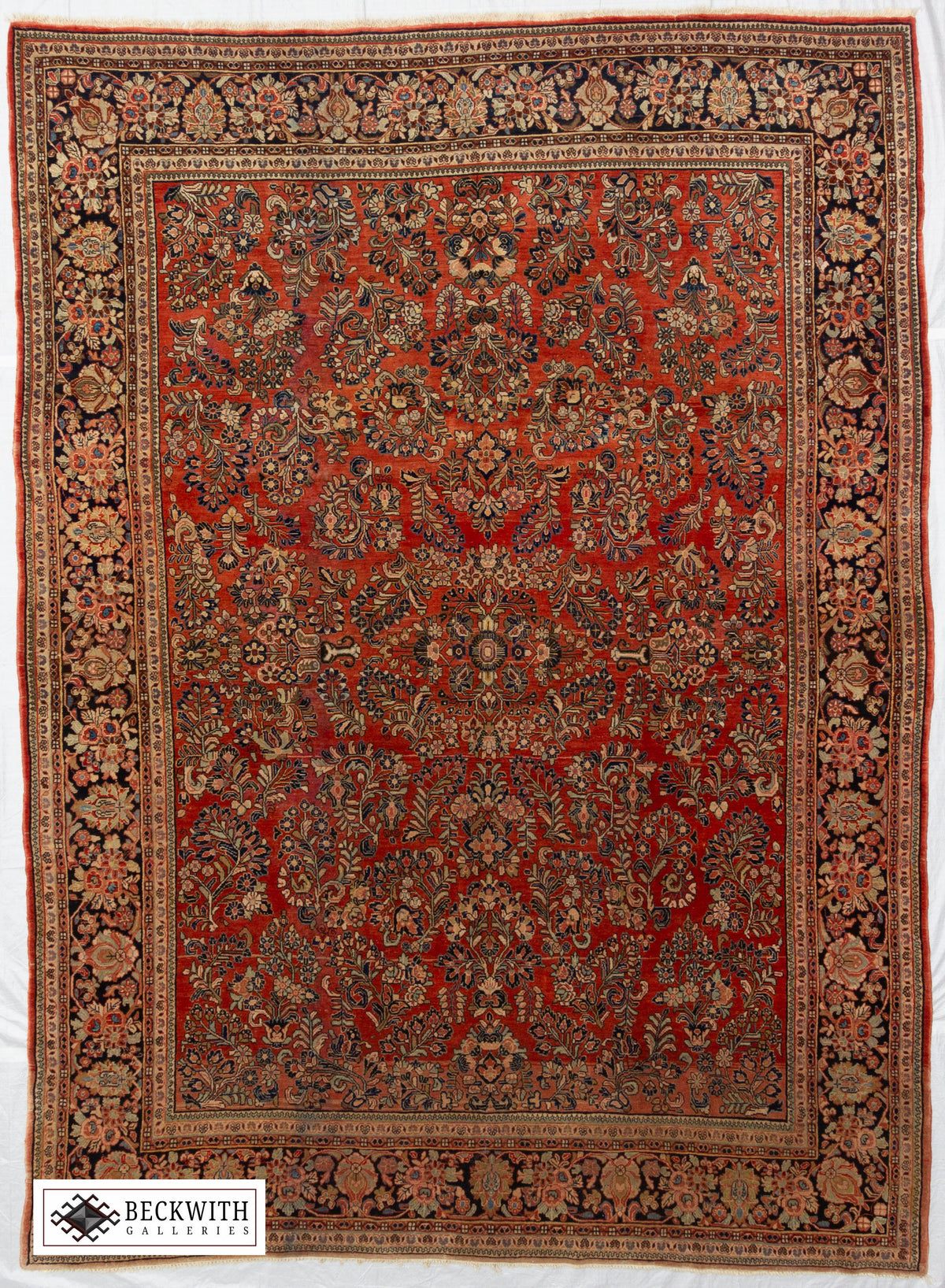 Antique Sarouk 9x12