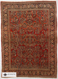 Antique Sarouk 9x12