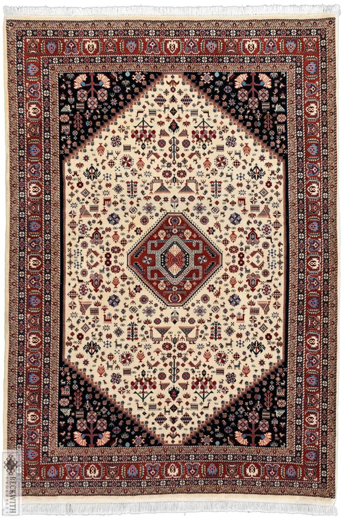 Abadeh Ivory 5X8 Rug