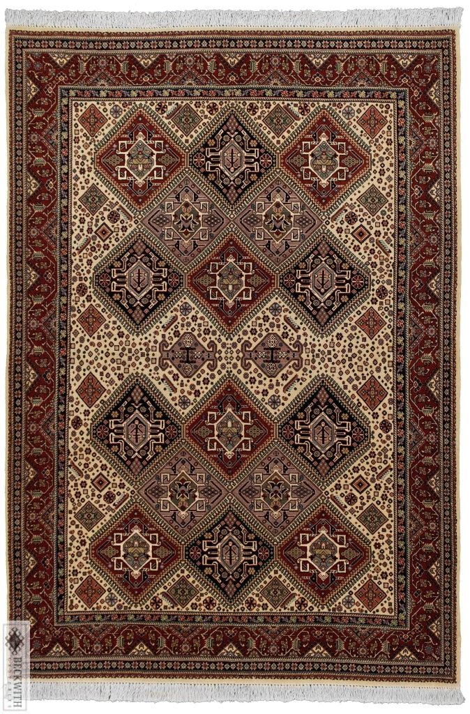 Abadeh Ivory 5X8 Rug