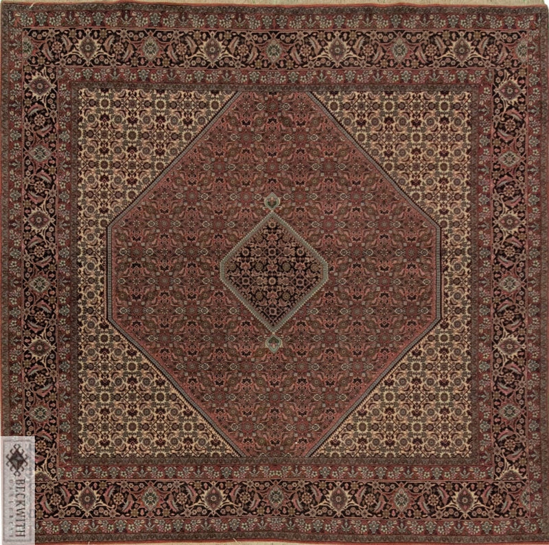Bidjar Red Square 8.3X8.3 Rug