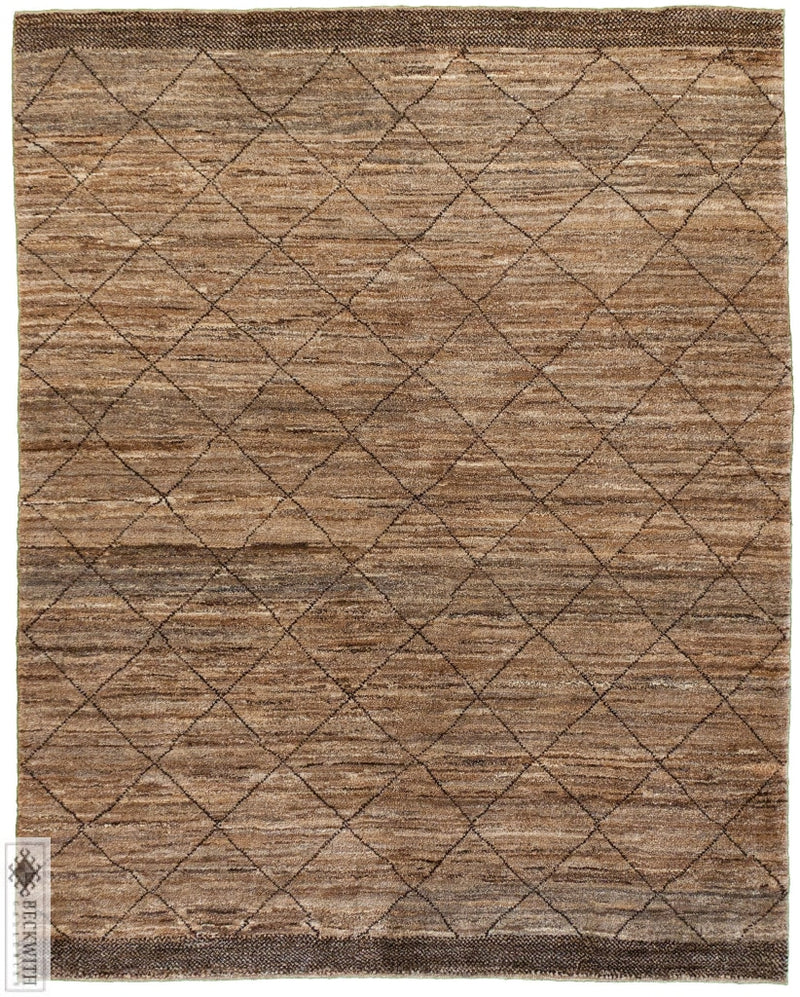 Gabbeh Brown 5X7 Rug