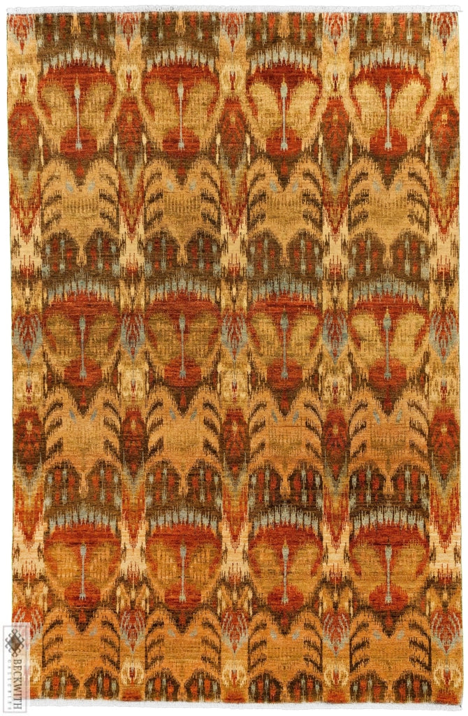Ikat Collection Multi 6 X 9 Rug
