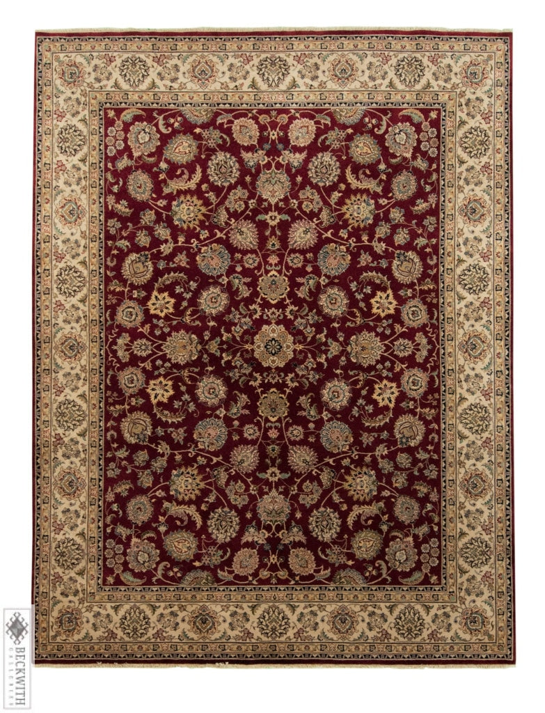 Indo Isfahan Red 8 X 10 Rug