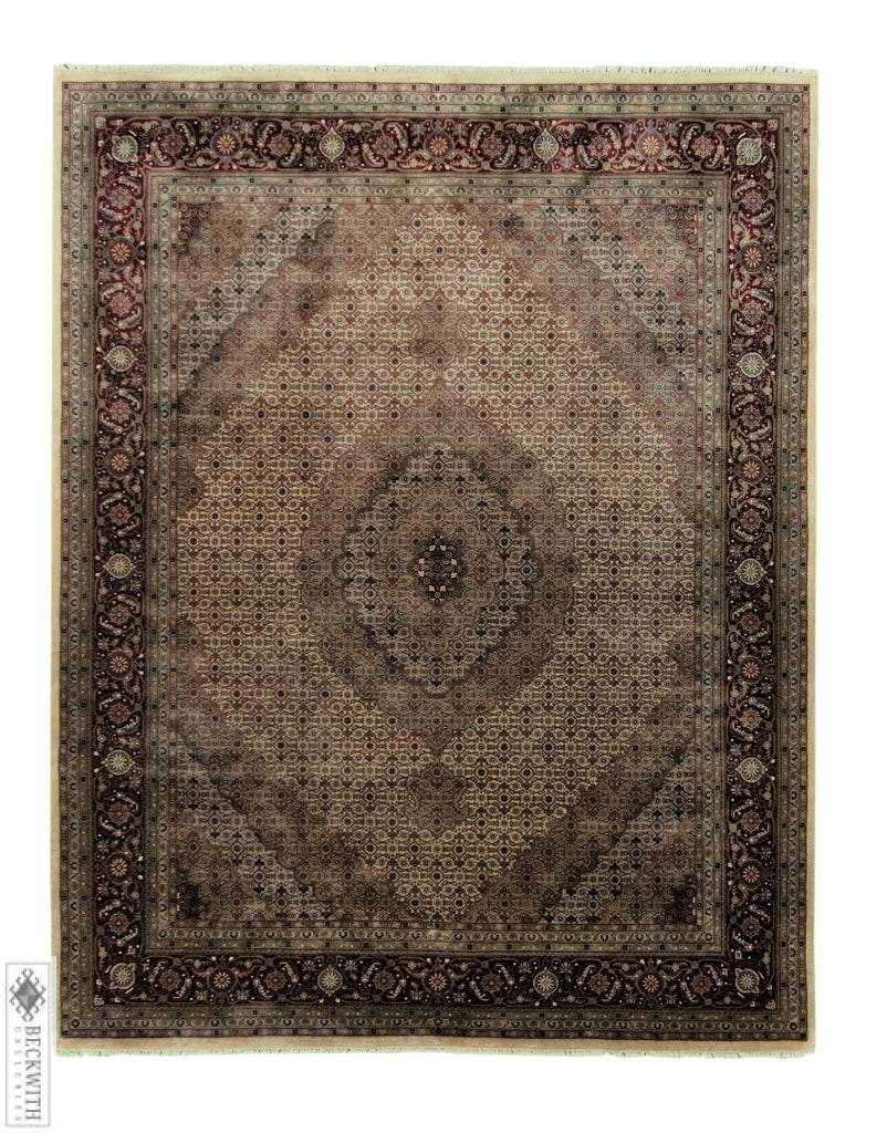 Indo Tabriz Ivory 8 X 10 Rug