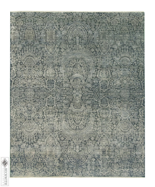 Jewellery Collection Blue 8 X 10 Rug
