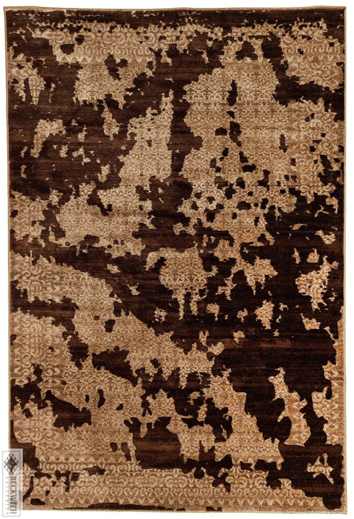 Modern Brown 5X8 Rug