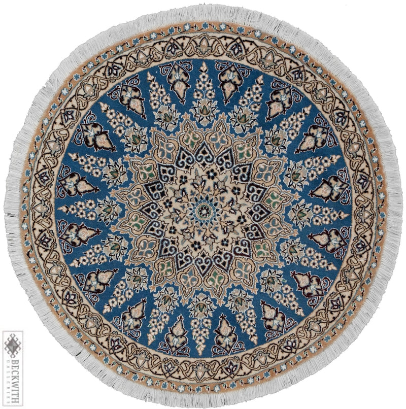 Nain Blue 4X4 Rug