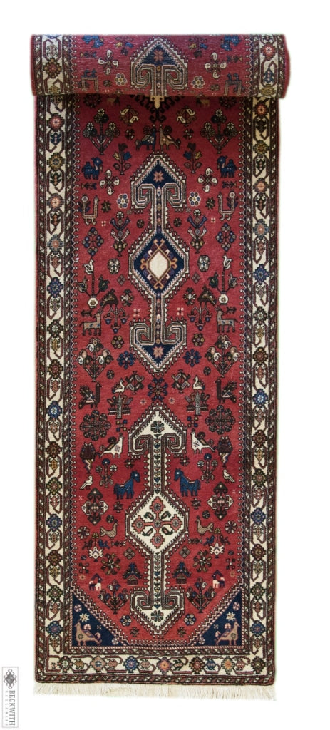 Nasirabad Runner Red 28X13 Rug