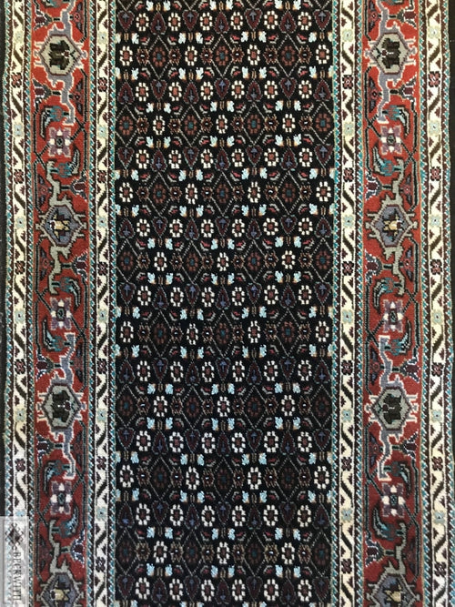 Tabriz Herati - Wool & Silk 98 X 23 Rug