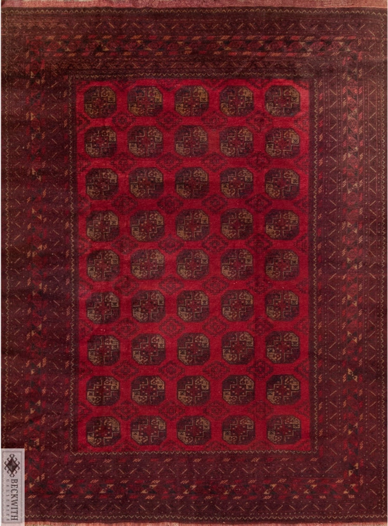 Vintage Bukhara Red 8X11 Rug